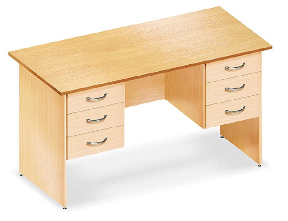 Стол двухтумбовый 1500 750 750