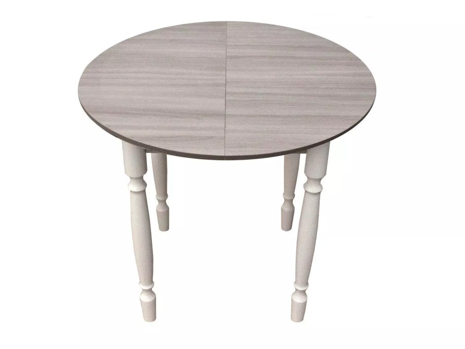 Стол Катрин круглый нераздвижной белый ЛДСП
