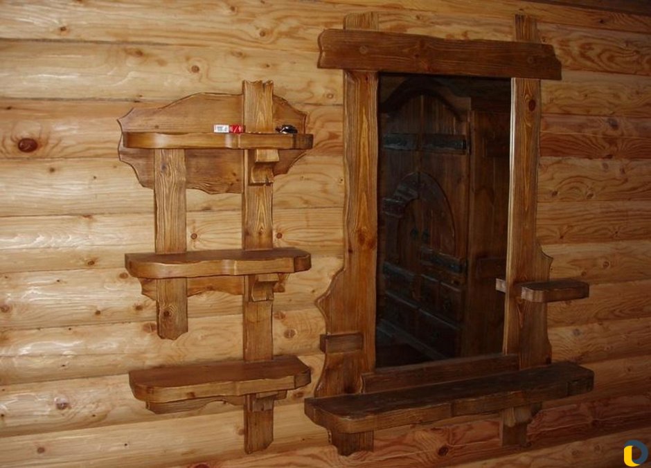 Полочки в баню
