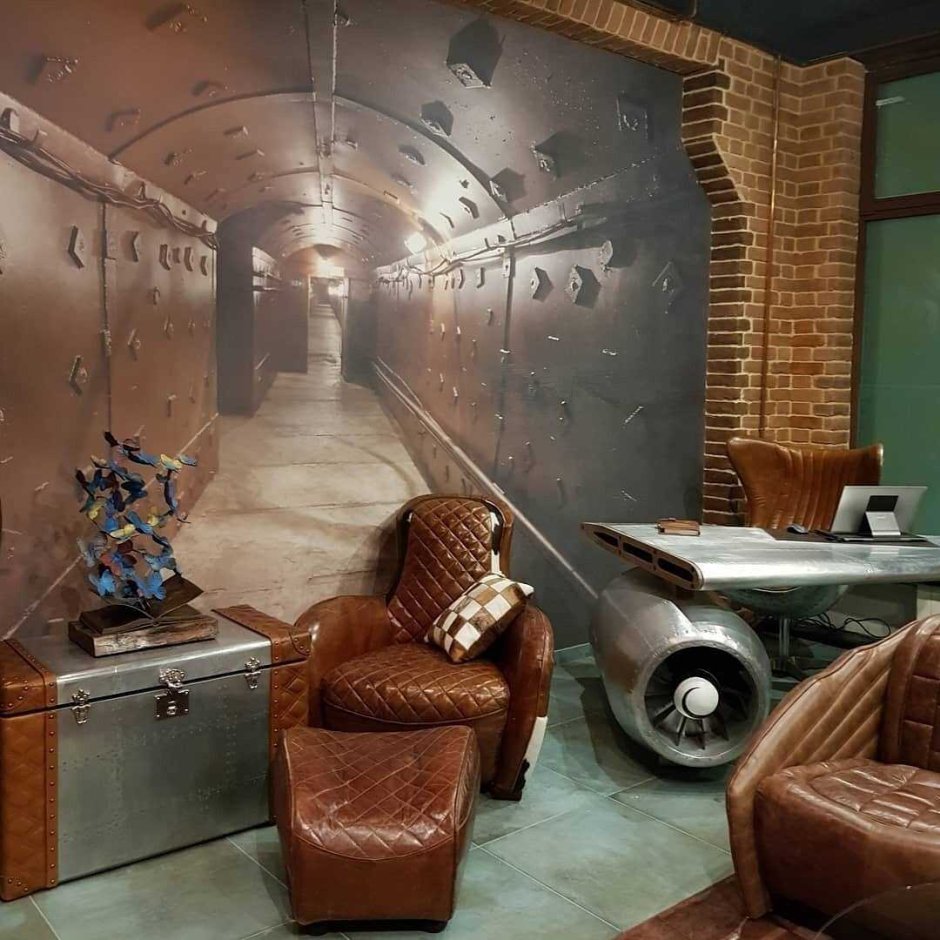 Комната в стиле стимпанк