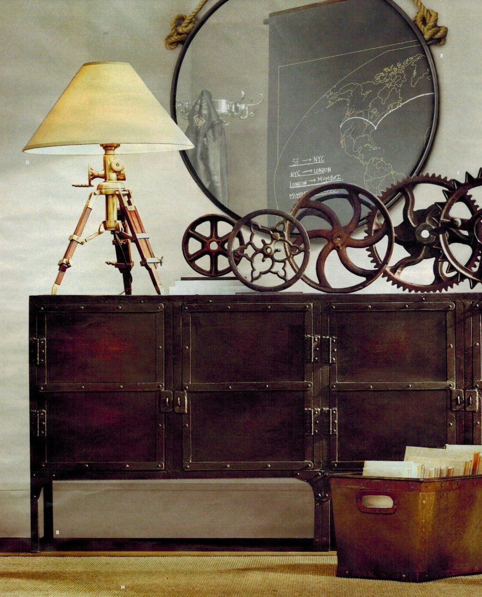 Стиль Steampunk в интерьере
