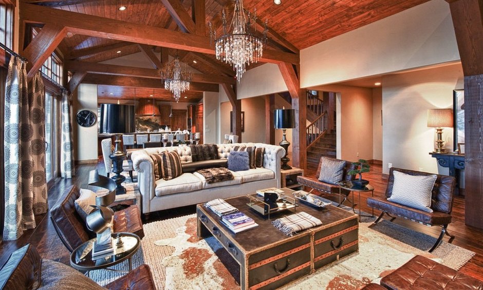 Гостиная в стиле стимпанк