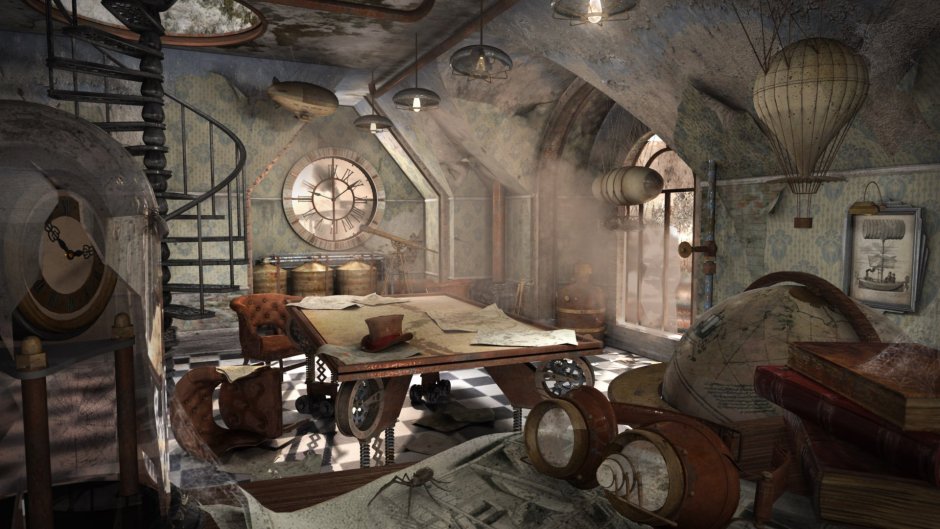 Стимпанк комната