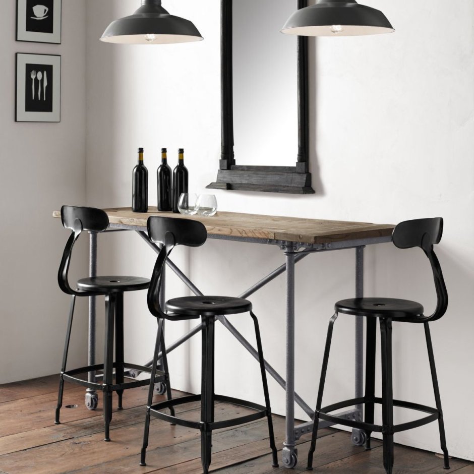 Стул барный клик мебель лофт-1. металл