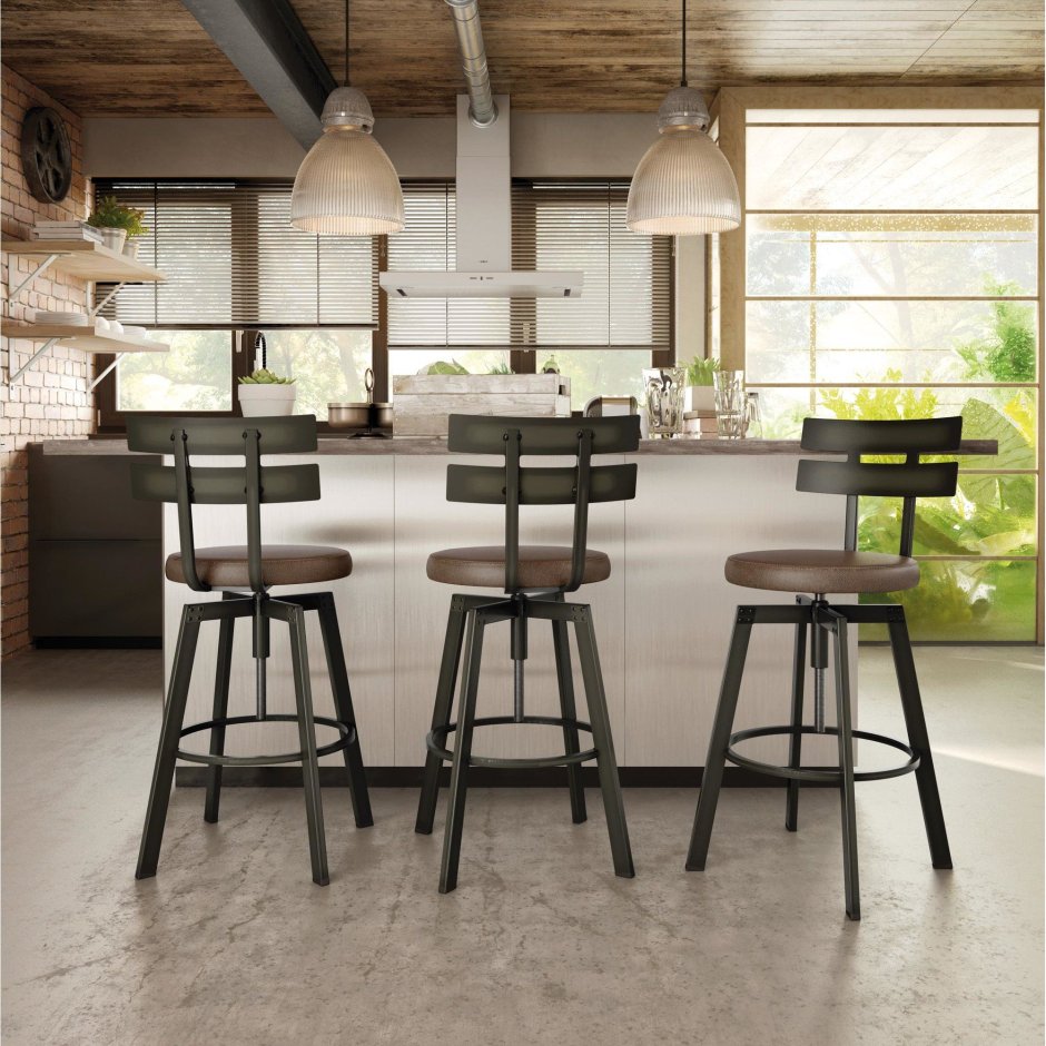 Стулья в стиле лофт для кухни