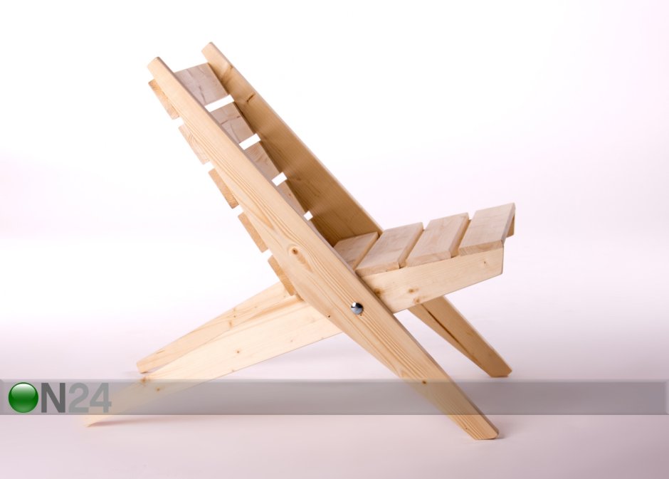 Раскладные самодельные деревянные стулья