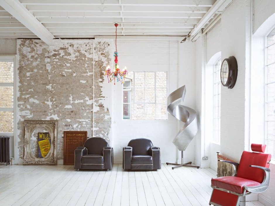 Стиль шебби Шик лофт в интерьере