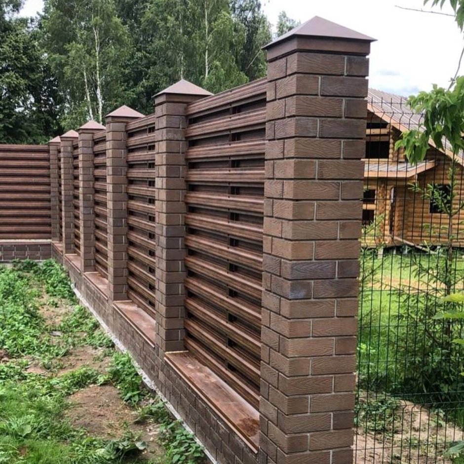 Забор ДПК ранчо