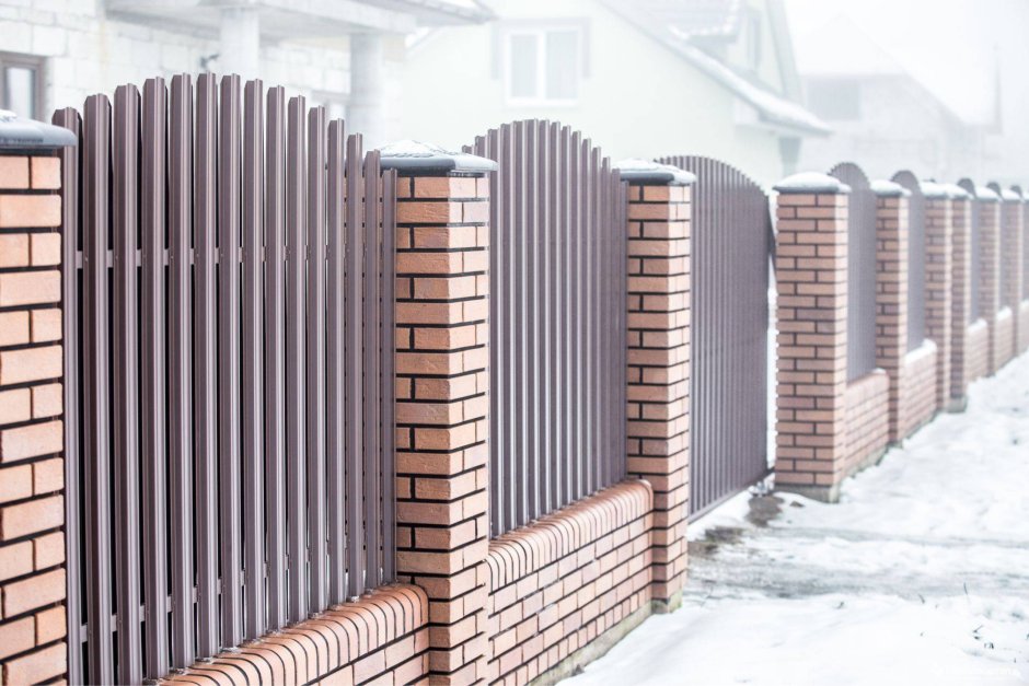 Евроштакетник 1015 дугой