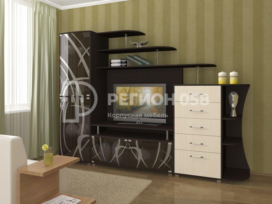 Гостиная Нота 16 венге/белфорт