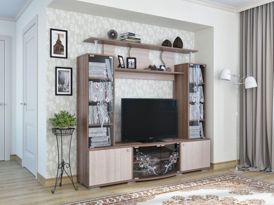 Нота 23 стенка ясень шимо темный/ясень шимо светлый св мебель