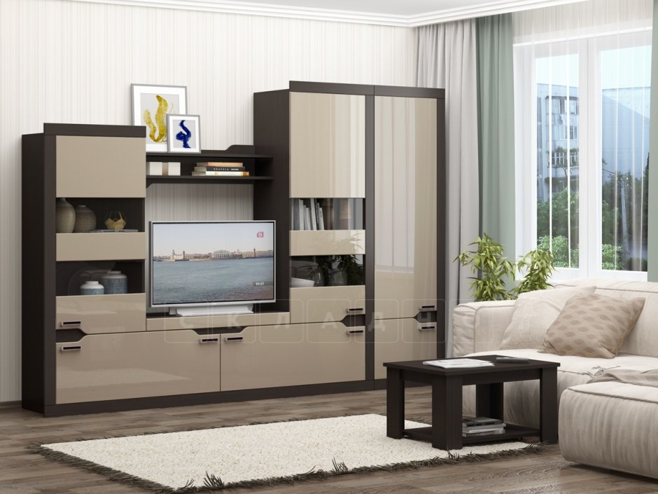 Стенка гамма 2 белфорт венге