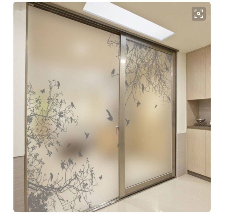 Шкаф купе со стеклянными дверями