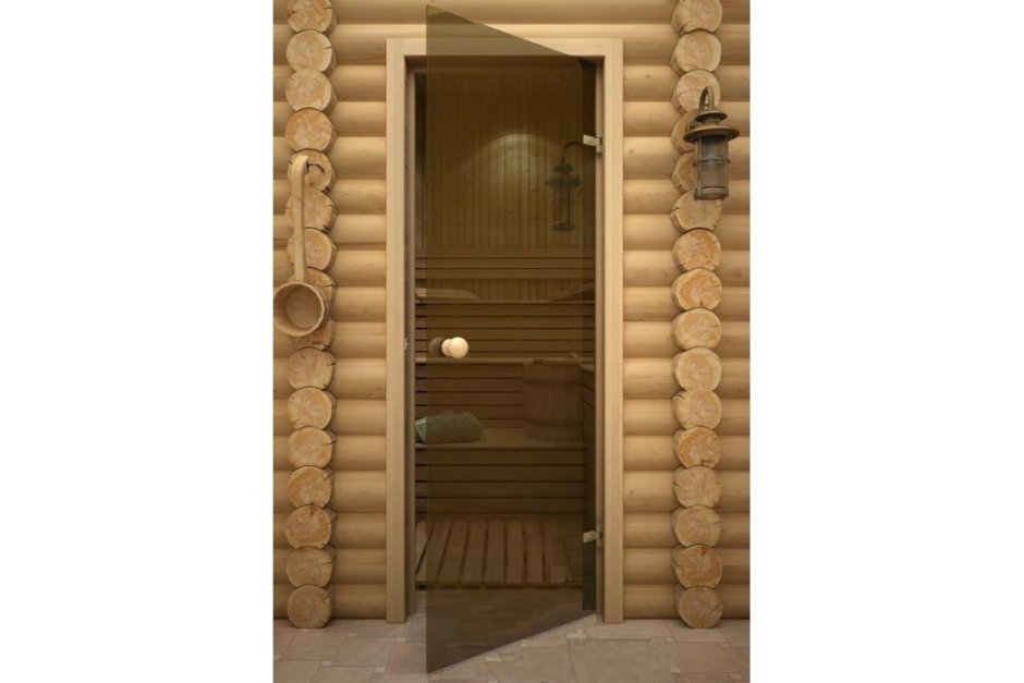 Дверь для сауны Maestro Woods бронза (700х1900 левая/правая)