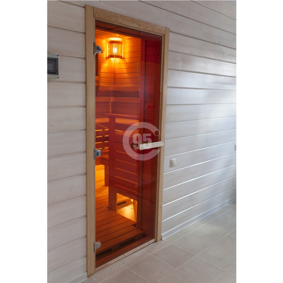 Дверь для сауны Maestro Woods бронза (700х1900 левая/правая)