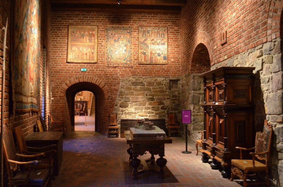 Замок Эльц интерьер библиотека