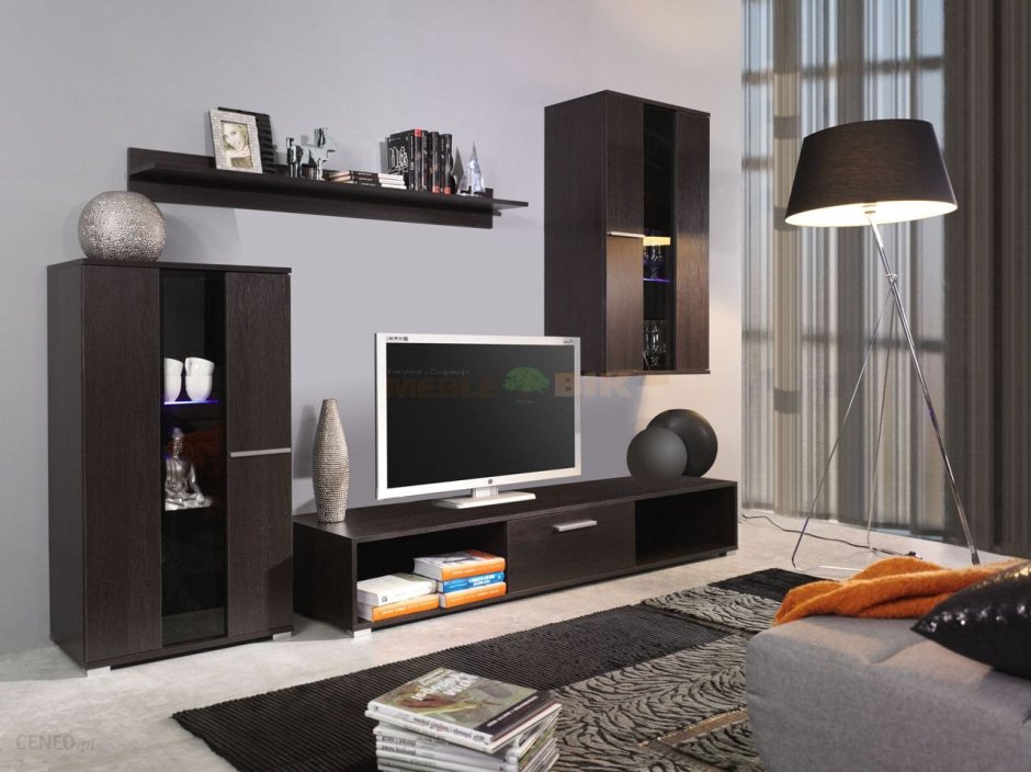 Гостиная в цвете венге