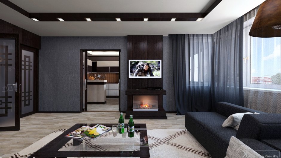 Квартира в стиле венге