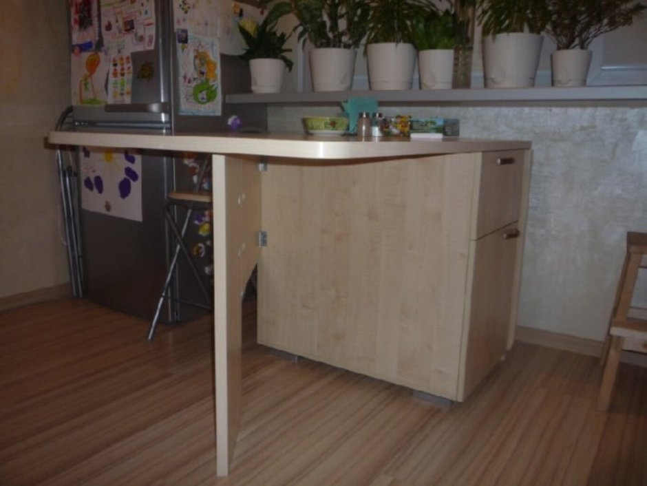 Стол от стены подъем снизу стол трансформер