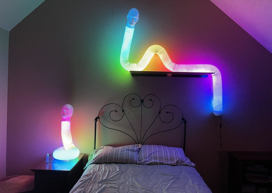 Самодельный светильник на стену