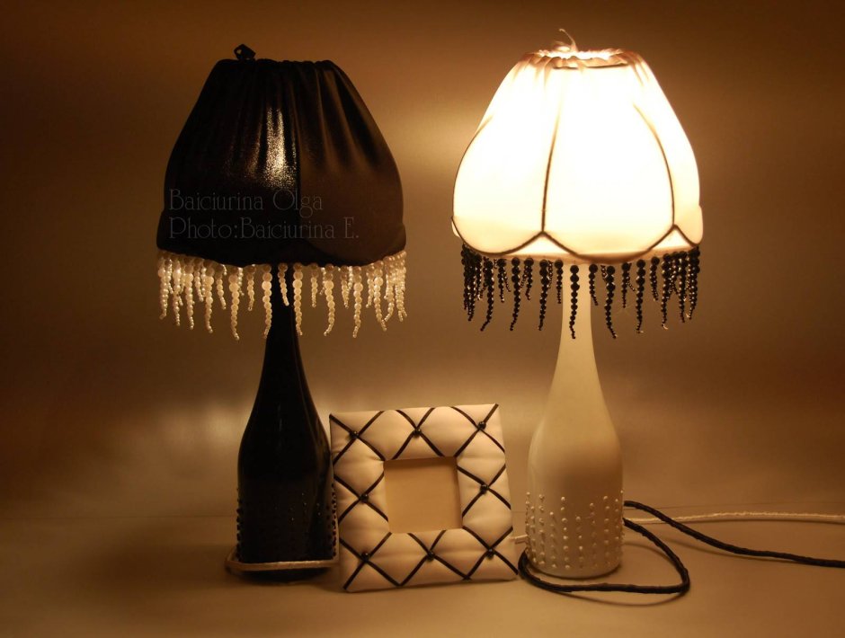 Светильник из бутылки Salcuta