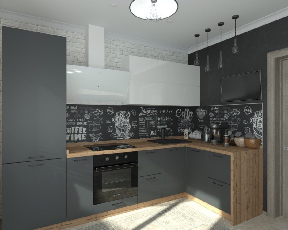 Кухня лофт касторама