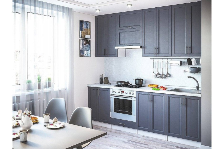 Кухня Сканди Graphite Softwood