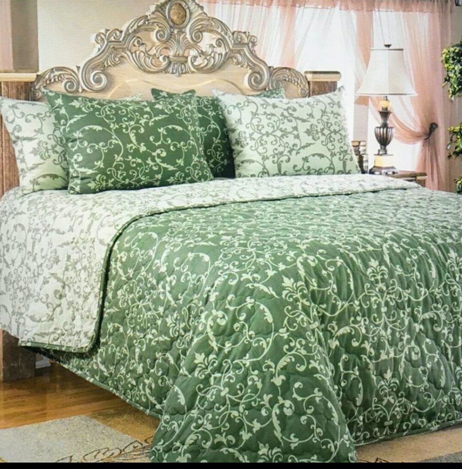 Покрывало перкаль стеганое 260х210 Королевское искушение