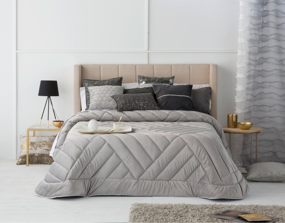 Стёганое покрывало с наволочками Antilo "Boston crudo" 250х270