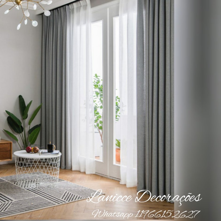 Шторы в скандинавском стиле