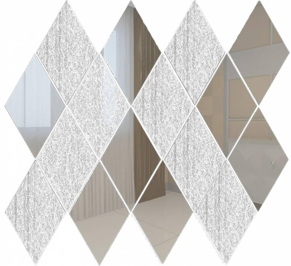 Зеркальная плитка ДСТ Гексагон