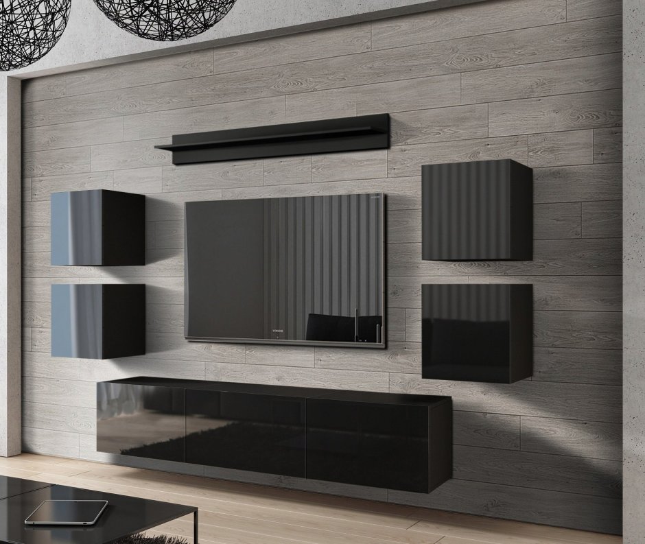 Стенка Самба Модерн глянцевая