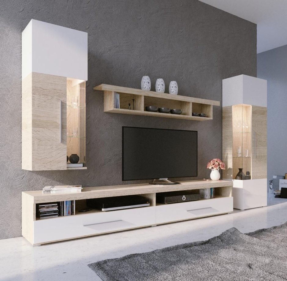 Современная стенка для телевизора