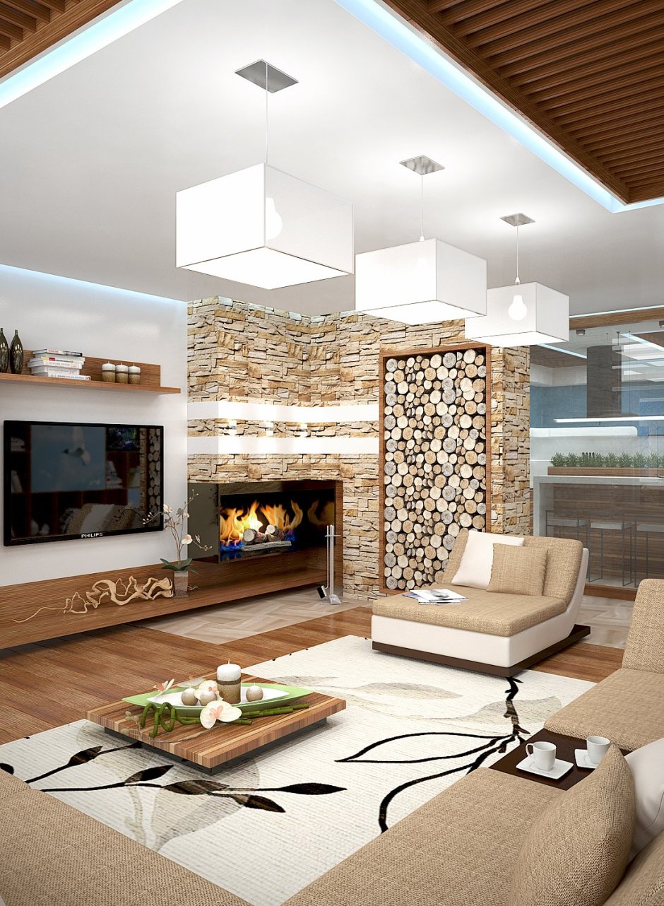 Интерьер гостиной