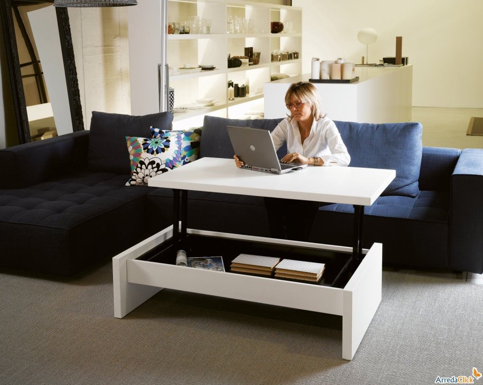 Журнальный столик-трансформер для гостиной икеа