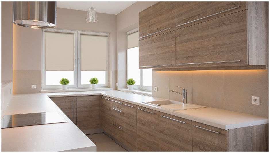 Кухонный гарнитур светлое дерево