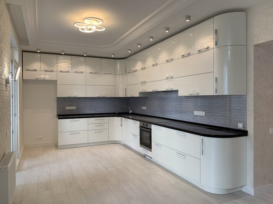 Кухня белая эмаль