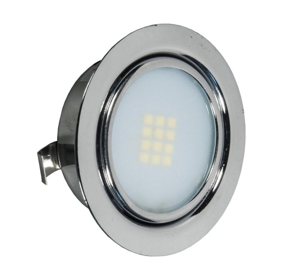 Светильник мебельный врезной ft-9251 хром