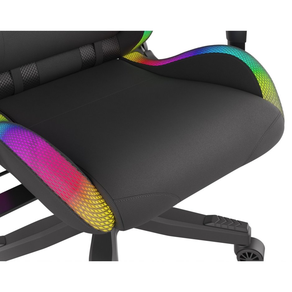 Genesis Chair Trit 500 RGB Backlight, Black