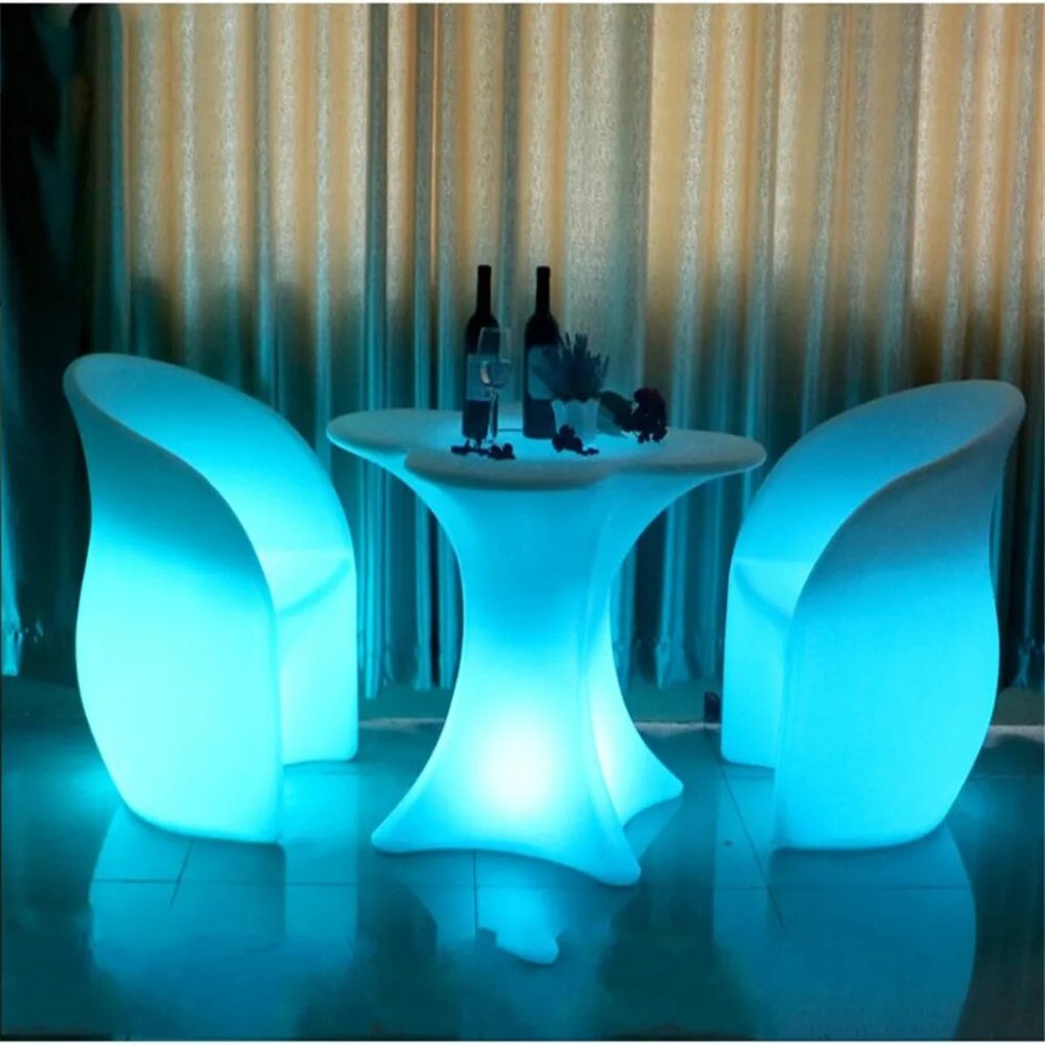 Пластиковое кресло с подсветкой