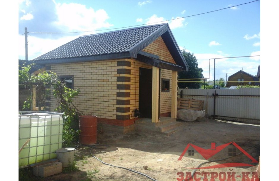 Баня 3 на 4 из кирпича