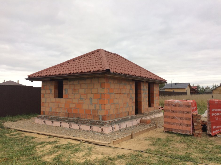 Баня 6 на 8 кирпича