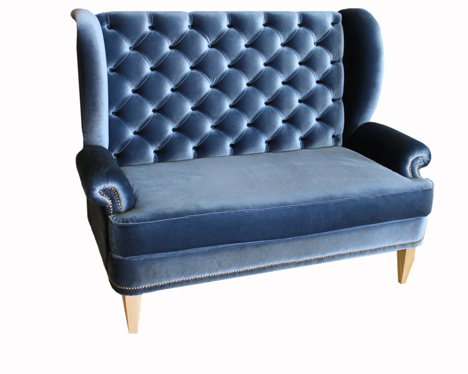 Диванчик в кафе с высокой спинкой