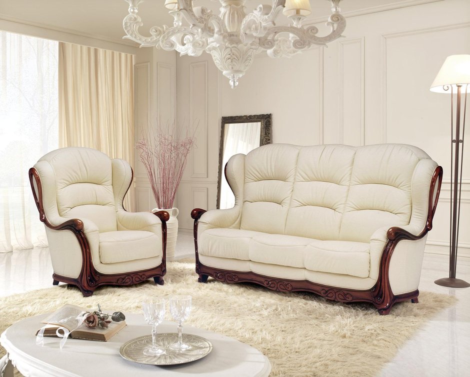 Диваны с высокой спинкой для гостиной