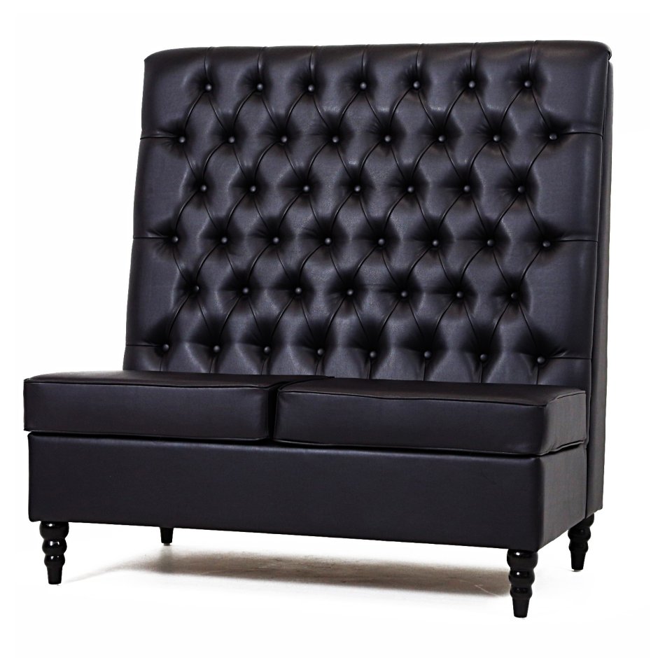 Диван для кафе с высокой спинкой