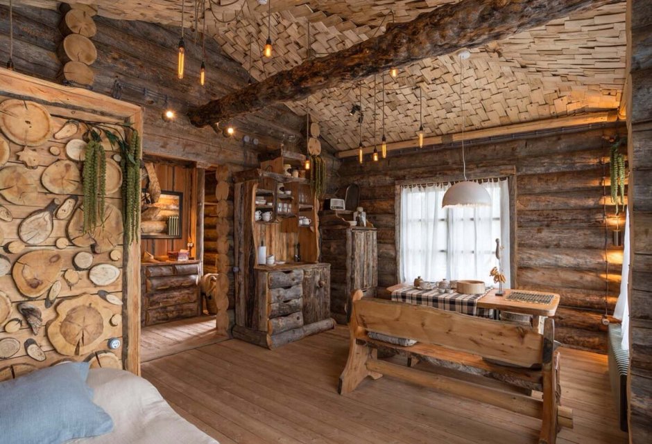 Потолок рустик стиль Иван Бережник