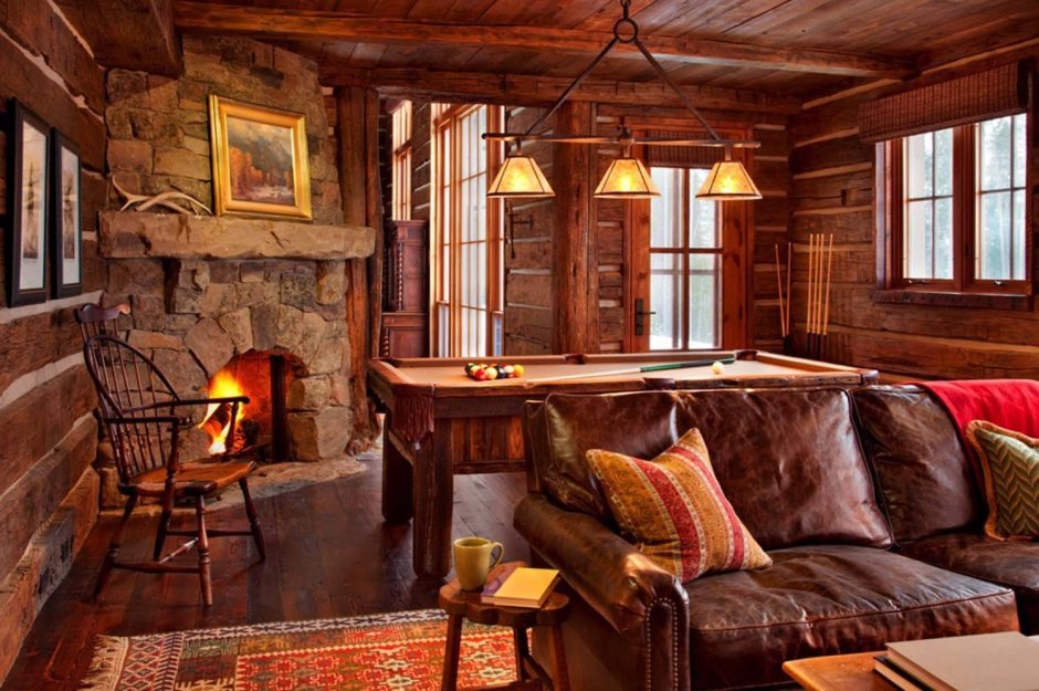 Отель в рустикальном стиле интерьер