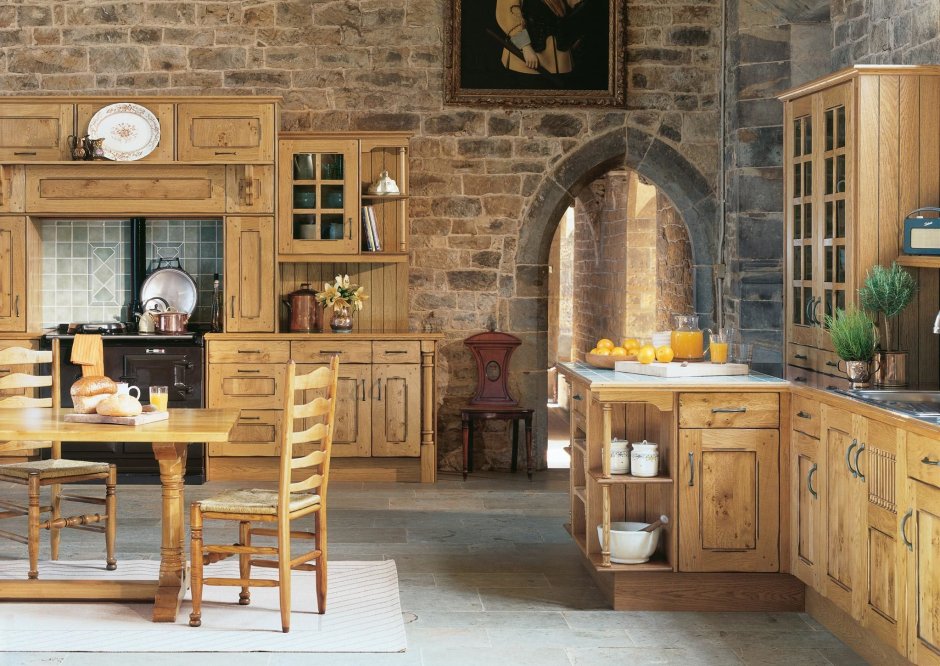 Кухня в средневековом стиле