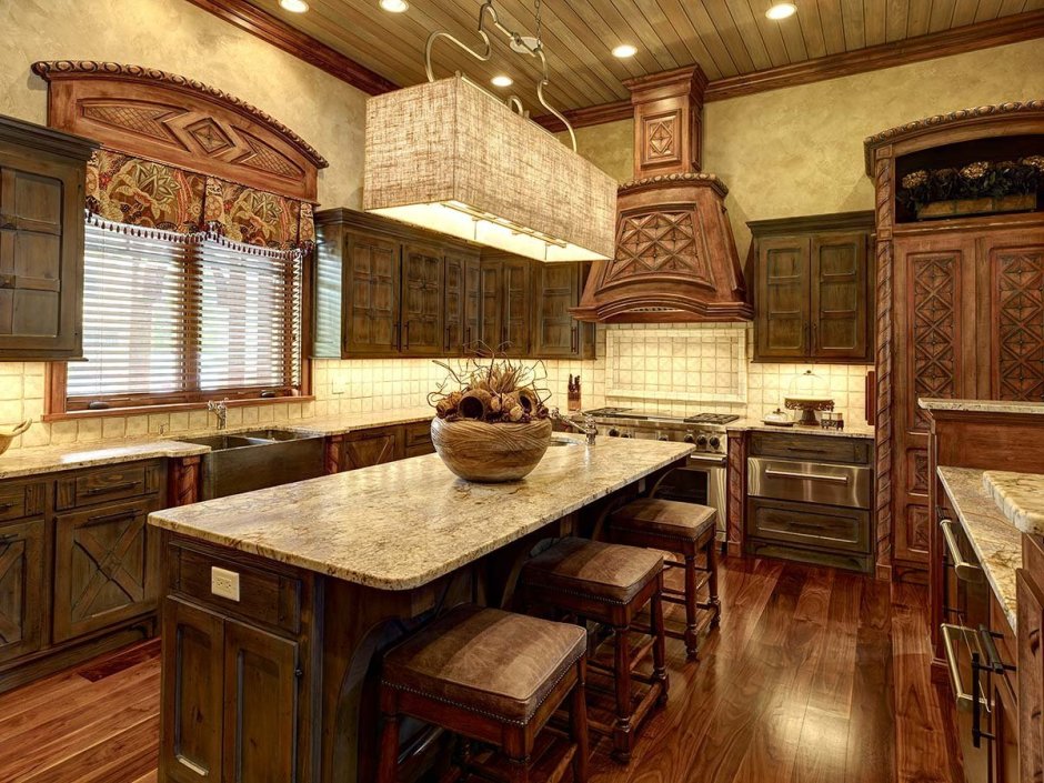 Кухня в стиле средневековья