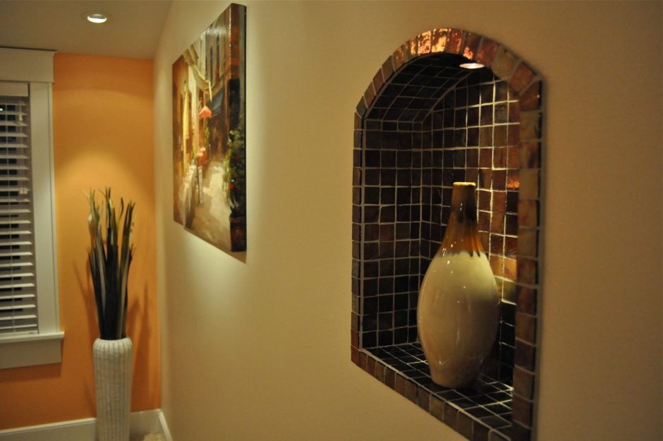 Отделка ниши в стене